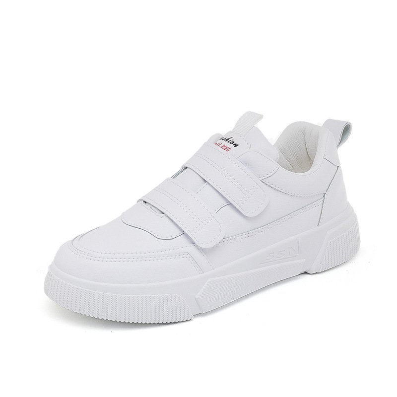 2021 spring new Velcro small white shoes women's casual shoes female students breathable running shoes women