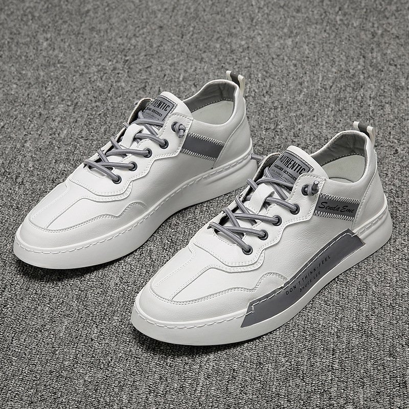 Men's shoes summer 2021 new white shoes men's breathable shoes trendy shoes flat bottom trend men's shoes